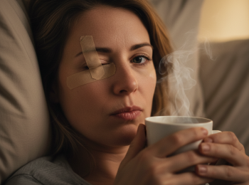 Face paralysée après une tasse de thé : elle doit se ruban-adhésiver l’œil pour dormir, voici pourquoi